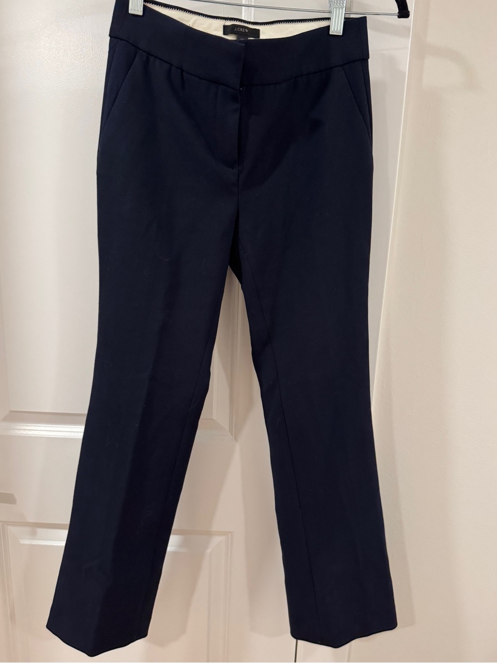 J.Crew Kate Straight-leg Pant in Four-Season Stretch Navy 00